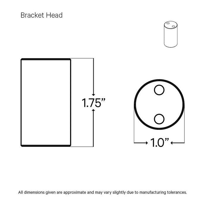 Post-Mounted Handrail Bracket for Signature Series Cable Railing Hardware Cable Bullet 