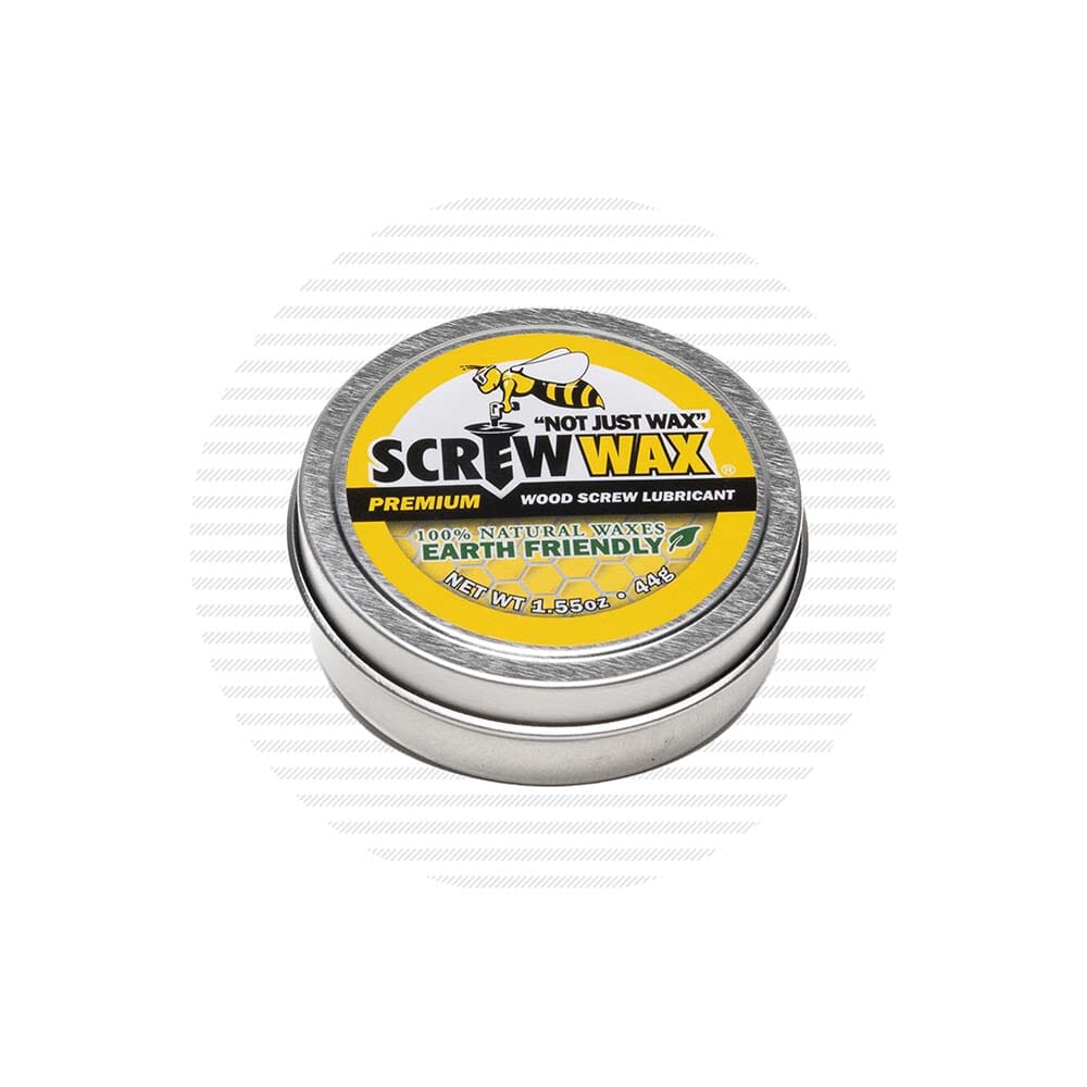 Screw Wax Premium Wood Screw Lubricant Recommended for Zipbolt Products