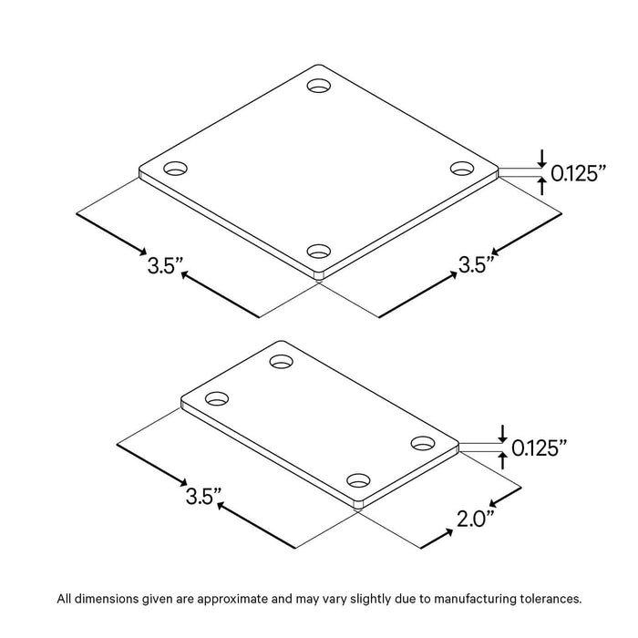 Venture Series Post Leveling Plate | 316 Stainless Steel Cable Bullet 