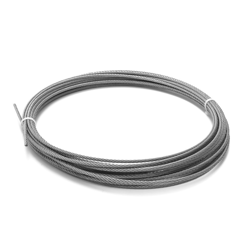 Ram Tail Ram Tail RT WR 3-100 Wire Rope, 100 ft L, 3 mm Dia, 316 Stainless  Steel RT WR 3-100